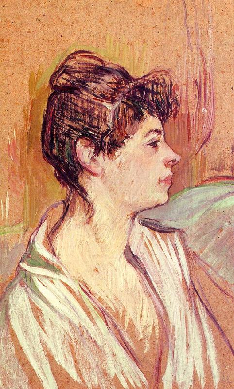  Henri  Toulouse-Lautrec Portrait of Marcelle